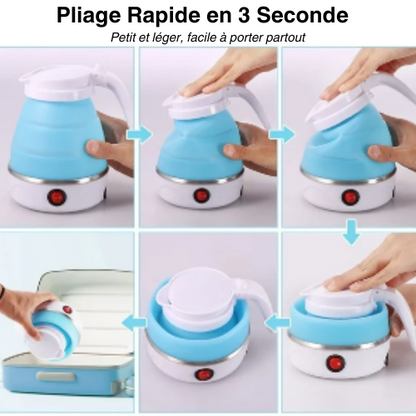 Cafetière En Bouilloire Électrique Pliable 800ml