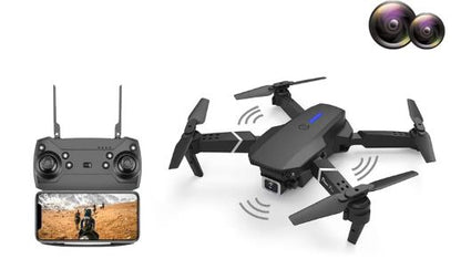 Mini Drone Professionnel E88 4K HD, Caméra Aérienne WiFi Et Pliable